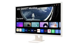 Монитор LG 32SR50F-W, 31.5" IPS, FullHD (1920x1080) 60Hz, 16:9, 8ms, 250 cd/m², 1200:1, Smart Monitor, webOS23, Wi-Fi, Speaker 2x5W, 2xHDMI, 2xUSB, White