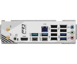 Дънна платка ASROCK B850 Pro RS WiFi (AMD AM5, 4 x DDR5, 4 x M.2, 2.5G LAN, Wi-Fi 6E, HDMI, USB-C) ATX