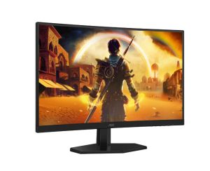 Монитор AOC AGON C27G42E, 27" Fast VA Curved 1500R, FullHD (1920x1080) 180Hz, 16:9, 0.5ms, 300cd/m2, 3000:1, Adaptive Sync, Speaker 2x2W, 2xHDMI, DP, Black/Red