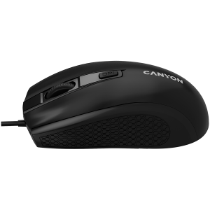 Мишка CANYON M-4 (CNE-CMS4), Wired, 1600DPI, USB, Black