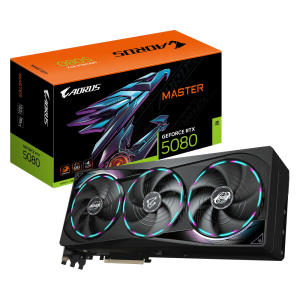 Видео карта GIGABYTE AORUS GeForce RTX 5080 MASTER 16G, 16GB GDDR7, 256 bit, HDMI, 3xDP