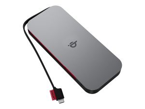 Външна батерия LENOVO Go USB-C Mobile Power Bank 10000mAh + Qi Wireless, Thunder black