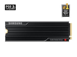SSD 4TB SAMSUNG 9100 PRO with Heatsink (MZ-VAP4T0CW), M.2 2280, PCIe 5.0 x4, NVMe 2.0, V NAND TLC with Heatsink 