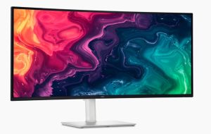 Монитор DELL Plus S3425DW, 34" VA Curved, UWQHD (3440x1440) 120Hz, 21:9, 1ms, 3000:1, 300 cd/m2, AMD FreeSync Premium, Speaker 10W, 2xHDMI, USB-C, USB Hub, Black/Silver
