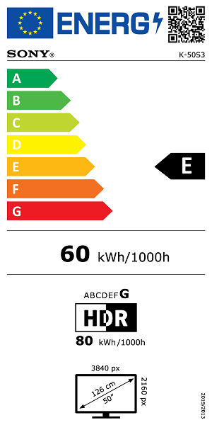 Телевизор 50" SONY BRAVIA 3 K-50S35, 4K UHD Direct LED, SmartTV, Google TV, Android TV, 60Hz, WiFi6, Black