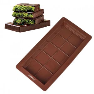 Форма за дубайски шоколад Kinghoff KH 1945, 25х13.5 см, -40-230C, Кафяв