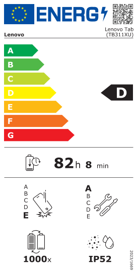 Таблет LENOVO Tab LTE 4/128GB 10.1'' Luna Grey + Clear case