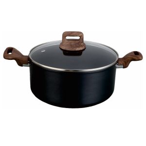 Тенджера Oliver Voltz Paris OV54418F24D, 24x15 см, Незалепващо покритие, Топлинен сензор, Индукция, Черен