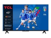 Телевизор 43'' TCL 43P69K, QLED, Smart TV, Android TV, 60 Hz, WiFi5, Black