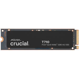 SSD 1TB CRUCIAL T710 (CT1000T710SSD8), M.2 2280, PCIe Gen 5 x4 NVMe