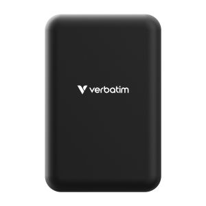 Външна батерия Verbatim Charge 'n' Go Essentials Power Bank Magnetic Wireless 20000mAh Black