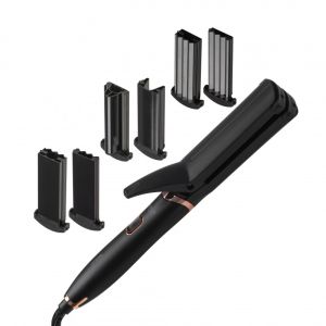 Комплект за стилизиране 5в1 Adler AD 2028, 1200W, Керамично покритие, Въртящ се на 360 градуса кабел, Черен