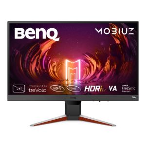 Монитор BENQ MOBIUZ EX240N (9H.LL6LB.QBE), 23.8" VA, FullHD (1920x1080) 165Hz, 16:9, 1ms, 250 cd/m2, 3000:1, AMD FreeSync Premium, Speaker 2x2.5W, HDMI, DP, Silver