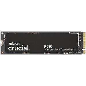 SSD 1TB CRUCIAL P510 (CT1000P510SSD8), M.2 2280, PCIe Gen 5 x4 NVMe, TLC NAND