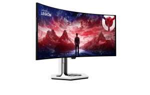 Монитор LENOVO Legion PRO 34WD-10 (67C9UAC1EU), 34" OLED Curved 800R, WQHD (3440x1440) 240Hz, 21:9, 0.03 ms, 1300 cd/m², 1500000:1, AMD FreeSync™ Premium Pro, Adaptive Sync, Speakers 2x5W, 2xHDMI, DP, USB-C, White/Black