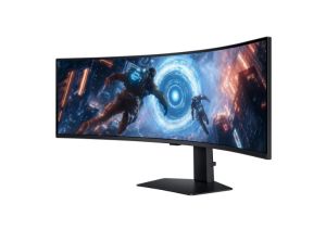 Монитор SAMSUNG Odyssey G9 G91F (LS49FG910EUXEN), 49" VA Curved 1000R, DQHD (5120x1440) 144Hz, 32:9, 1ms, 350 cd/m2, 2500:1, AMD FreeSync Premium Pro, 2xHDMI, DP, 2xUSB 3.2 Gen1, Black
