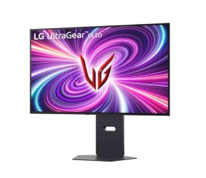 Монитор LG 32GS95UV-B, 31.5" OLED, 4K UHD (3840x2160) 240Hz, 16:9, 0.03ms, 1300 cd/m2, 1.5M:1, AMD FreeSync, NVIDIA G-Sync, Speaker 2x7W, 2xHDMI, DisplayPort, USB3.0, Black