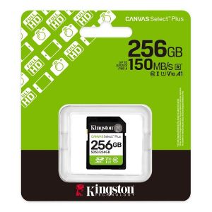 SD памет 256GB KINGSTON Canvas Select Plus SDXC Class10 UHS-I U1 up to 150MB/s - SDS3/256GB