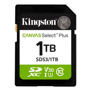 SD памет 1TB KINGSTON Canvas Select Plus SDXC Class10 UHS-I U3 up to 150MB/s - SDS3/1TB