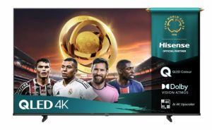 Телевизор 65" HISENSE 65E7Q, 4K Ultra HD QLED, Smart TV, VIDAA Smart OS, 60Hz, WiFi, Black