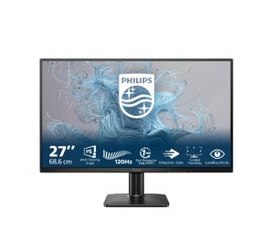 Монитор PHILIPS 27E2N1110/00, 27" IPS, FullHD (1920x1080) 120Hz, 16:9, 1ms, 300cd/m2, 1500:1, Adaptive Sync, VGA, HDMI, Black