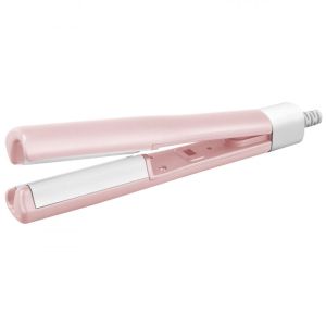 Мини комплект за изправяне на коса ELITE EHS-1353, 18W, 200C, Аксесоари, Розов/бял