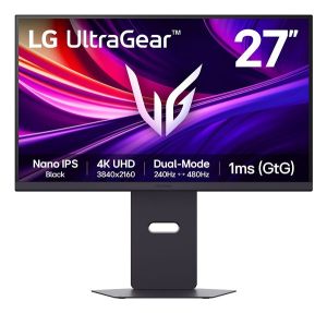 Монитор LG 27G850A-B UltraGear, 27" IPS Black, 4K UHD (3840 x 2160) 240Hz, 16:9, 1ms, 450cd/m2, 2000:1, AMD FreeSync Premium Pro, NVIDIA G-Sync, 2xHDMI, DP, 2xUSB3.2, Black