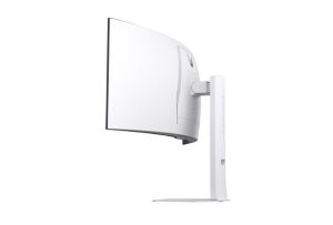 Монитор LG 34GX90SA-W UltraGear, 34" OLED Curved 800R, WQHD (3440x1440) 240Hz, 21:9, 0.03ms, 1300cd/m², 1500000:1, Smart, webOS 24, AMD FreeSync Premium, NVIDIA G-Sync, Speakers, Wi-Fi/Bluetooth, 2xHDMI, DP, USB-C, LAN, White