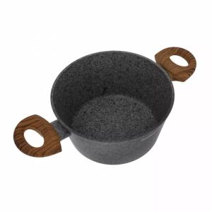 Комплект съдове за готвене Klausberg KB 7242, 12 части, Гранитно покритие, Индукция, Сив