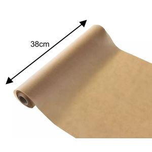 Хартия за печене Klausberg KB 7903, Ролка 20 м, Ширина 38 см, -40 до 230°C, Универсална употреба, Незалепваща, Кафяв
