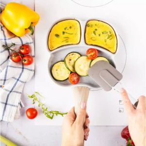 Тиган с 3 отделения Klausberg KB 7824, 19 см, Мраморно покритие, Индукция, Сив