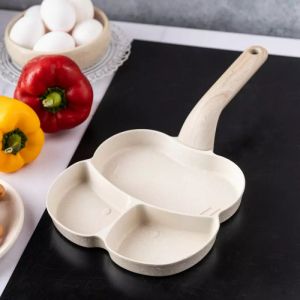 Тиган с 3 отделения Klausberg KB 7825, 19 см, Мраморно покритие, Индукция, Бежов