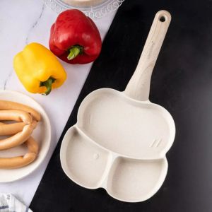 Тиган с 3 отделения Klausberg KB 7825, 19 см, Мраморно покритие, Индукция, Бежов