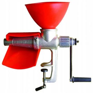 Мелачка за домати Kinghoff KH 2202, Чугун, Широк фланец, Семенен сепаратор, Сребрист/оранжев