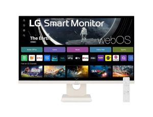 Монитор LG 27U511SA-W, 27" IPS, FullHD (1920x1080) 100Hz, 16:9, 5ms, 250cd/m2, 1300:1, Smart webOS23, Speaker 2x5W, 2xHDMI, USB, Bluetooth, White