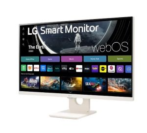 Монитор LG 27U511SA-W, 27" IPS, FullHD (1920x1080) 100Hz, 16:9, 5ms, 250cd/m2, 1300:1, Smart webOS23, Speaker 2x5W, 2xHDMI, USB, Bluetooth, White