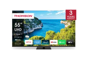 Телевизор 55" THOMSON 55UG5C14, SmartTV, UHD TV, 4K UHD, DLED, 60 Hz, Wi-Fi, Google TV, Black