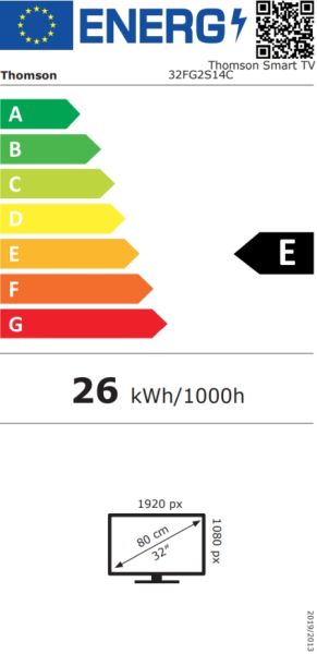 Телевизор 32" THOMSON 32FG2S14C, SmartTV, FHD TV , DLED, 60 Hz, Google TV,  Black