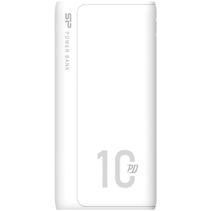Външна батерия SILICON POWER QP15 (SP10KMAPBKQP150W), 10.000mAh , 2x USB, 1x USB C In/out, Li-Polymer, White