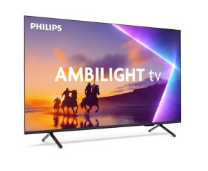 Телевизор 55" PHILIPS 55PUS8510/12, 4K Ultra HD QLED Ambilight TV, SmartTV, Titan OS, 60Hz, WiFi, Black