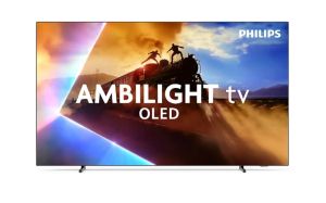 Телевизор 55" PHILIPS 55OLED770/12, 4K UHD OLED Ambilight, Smart TV, Titan OS, 120Hz, WiFi, Black