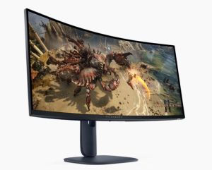 Монитор DELL Alienware AW3425DWM, 34" VA Curved 1500R, WQHD (3440x1440) 180Hz, 21:9, 1ms, 400 cd/m2, 3000:1, AMD FreeSync, 2xHDMI, DP, USB 5Gbps, Black