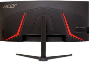 Монитор ACER Nitro ED340CUS3bmiipx, 34" VA Curved 1500R, UWQHD (3440x1440) 180Hz, 21:9, 1ms, 250 cd/m², 4000:1, AMD FreeSync Premium, Speaker 2x2W, 2xHDMI, DP, Black - UM.CE0EE.301