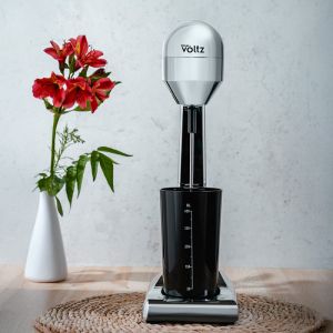 Миксер за фрапе Oliver Voltz OV51163D, 100W, 2 скорости, Метална бъркалка, Хром