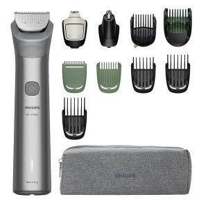 Тример PHILIPS MG5941/15 All-in-One Trimmer series 5000, 11 в 1: лице, глава и тяло, време на безжична работа до 120мин / 60 зареждане Технология BeardSense