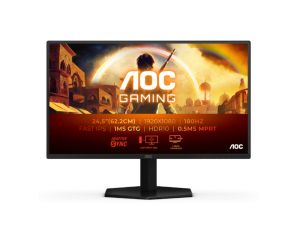 Монитор AOC 25G42E, 24.5" Fast IPS, FullHD (1920x1080) 180Hz, 16:9, 0.5ms, 300cd/m2, 1000:1, Adaptive Sync, HDMI, DP, Black/Red