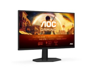 Монитор AOC 25G42E, 24.5" Fast IPS, FullHD (1920x1080) 180Hz, 16:9, 0.5ms, 300cd/m2, 1000:1, Adaptive Sync, HDMI, DP, Black/Red
