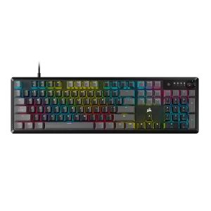 Геймърска клавиатура CORSAIR K70 CORE RGB (CH-9109B1E-NA), Mechanical, CORSAIR MLX Red Switch, USB, Carbon Gray