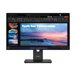Монитор LENOVO ThinkVision T27QD-40 (64AAGAT2EU), 27" IPS, QHD (2560x1440) 120Hz, 16:9, 4ms, 350 cd/m², 1500:1, HDMI, DP, USB-C, RJ-45, USB hub, Eclipse Black