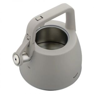 Свирещ чайник Klausberg KB 7916, 2.5 л, Топлоизолирана дръжка, Индукция, Сив